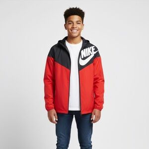 Nike Boys's Red and Black Jacket